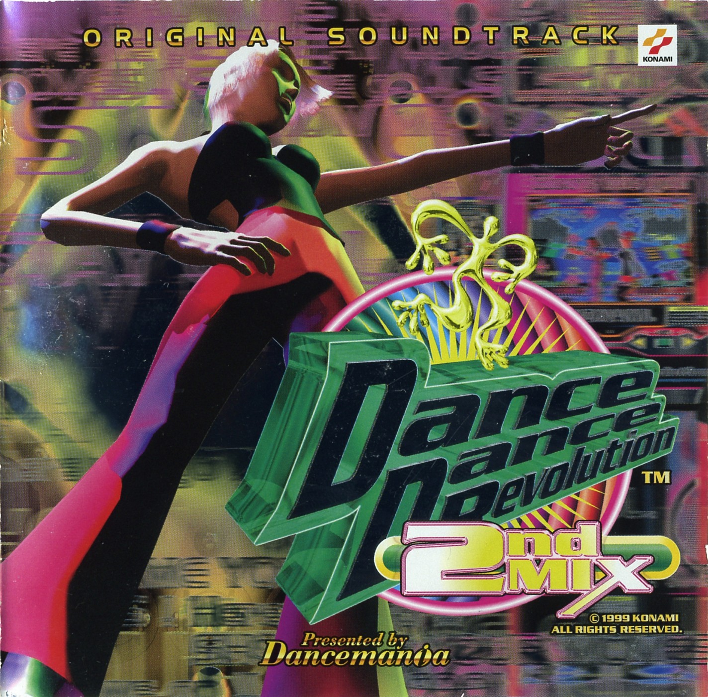 【KONAMI】Dance Dance Revolution 2ndMIX　看板 KONAMI】Dance Dance Revolution 2ndMIX 看板 Dance Dance